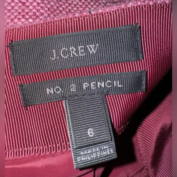 J Crew No. 2 Pencil skirt. Wool, fully lined, size 6 - Picture 2 of 7